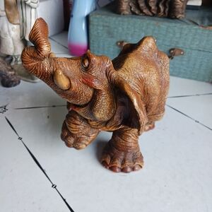 Brown Elephant Figurine